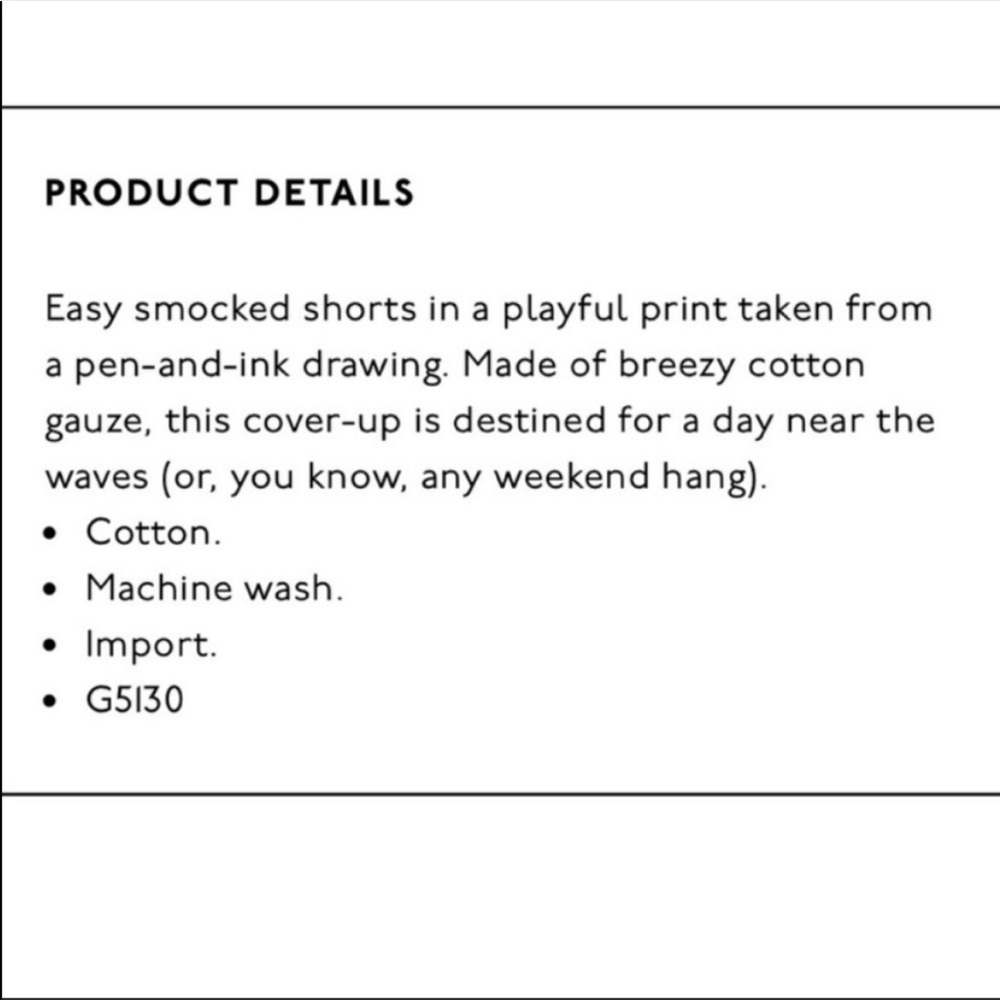 Madewell Kingston Smocked Shorts - Picture 7 of 7